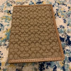 Coach Passport Holder